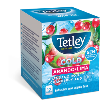 Tetley Cold Infusions Cranberry and Lime