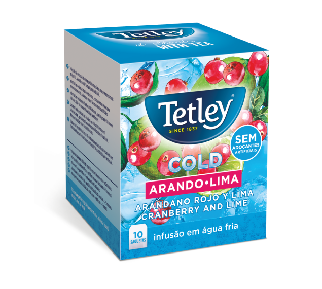 Tetley Cold Infusions Cranberry and Lime
