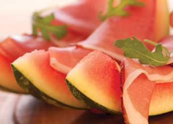 Melón con jamón