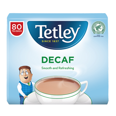 Tetley Decaf Original Tea - PLP