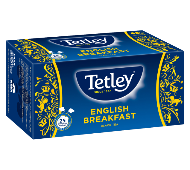 Tetley English Breakfast - 25s