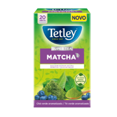 Tetley Super Tea Matcha Blueberry - PLP