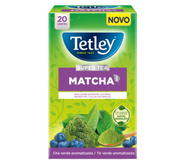 Tetley Super Tea Matcha Blueberry - 20s