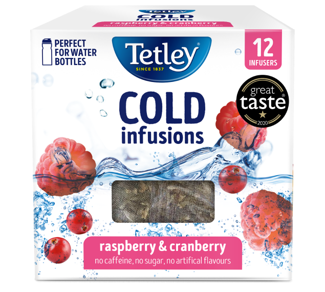 Tetley Cold Infusions Raspberry and Cranberry - PDP